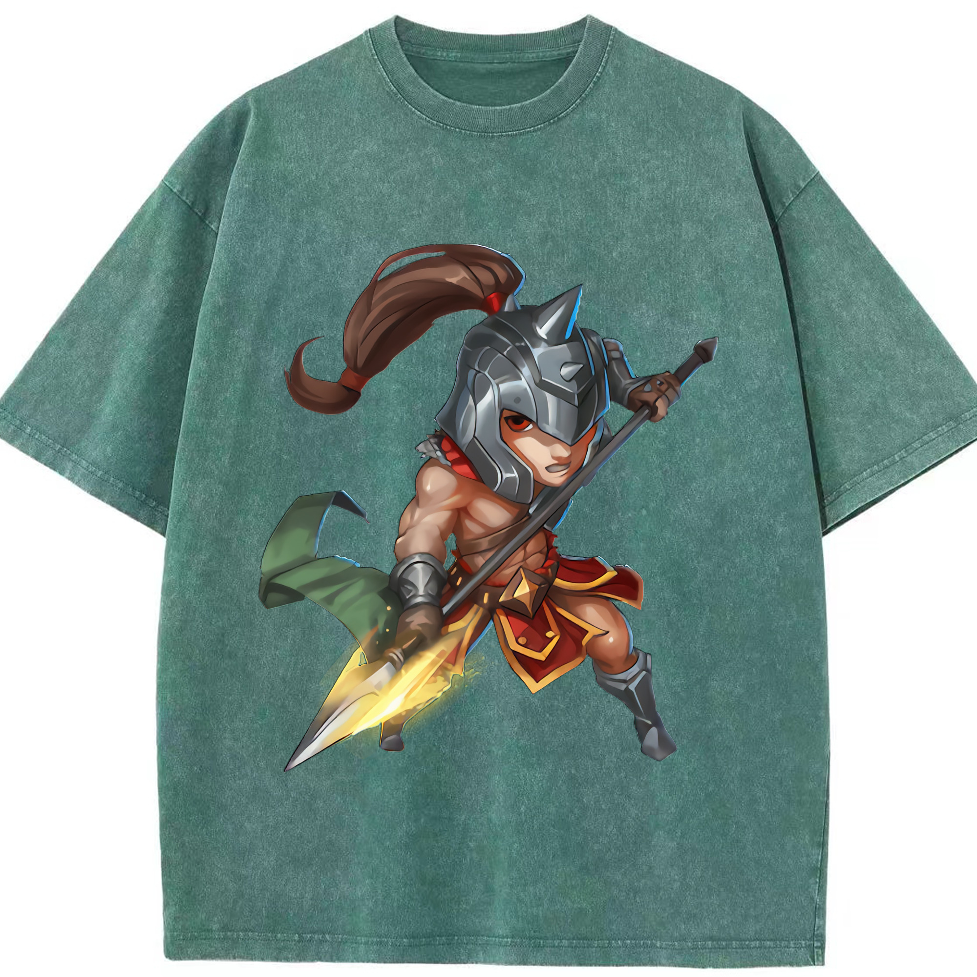 リーグ・オブ・レジェンド League of Legends LOL 綿100% ヴィンテージ風 半袖Tシャツ（フロントプリント）